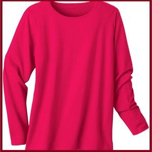 Plus Size Knit Top With Long Sleeve